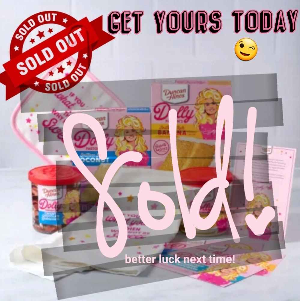 IN HAND Ltd Edition Dolly Parton Baking Collection | Factory Sealed | Sold Out